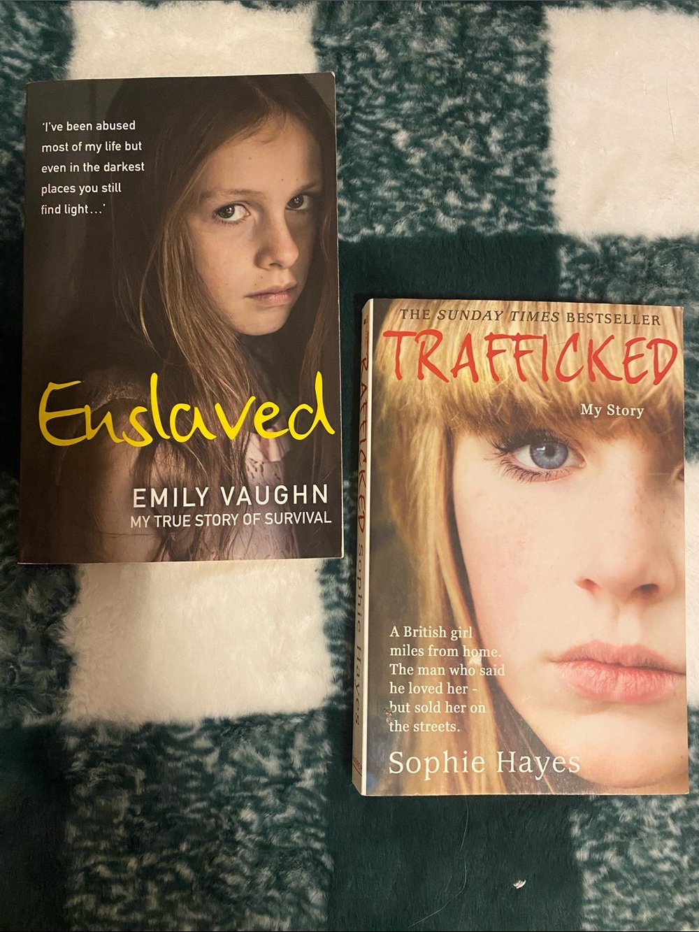 True Crime Novels Enslaved & Trafficked Books biography